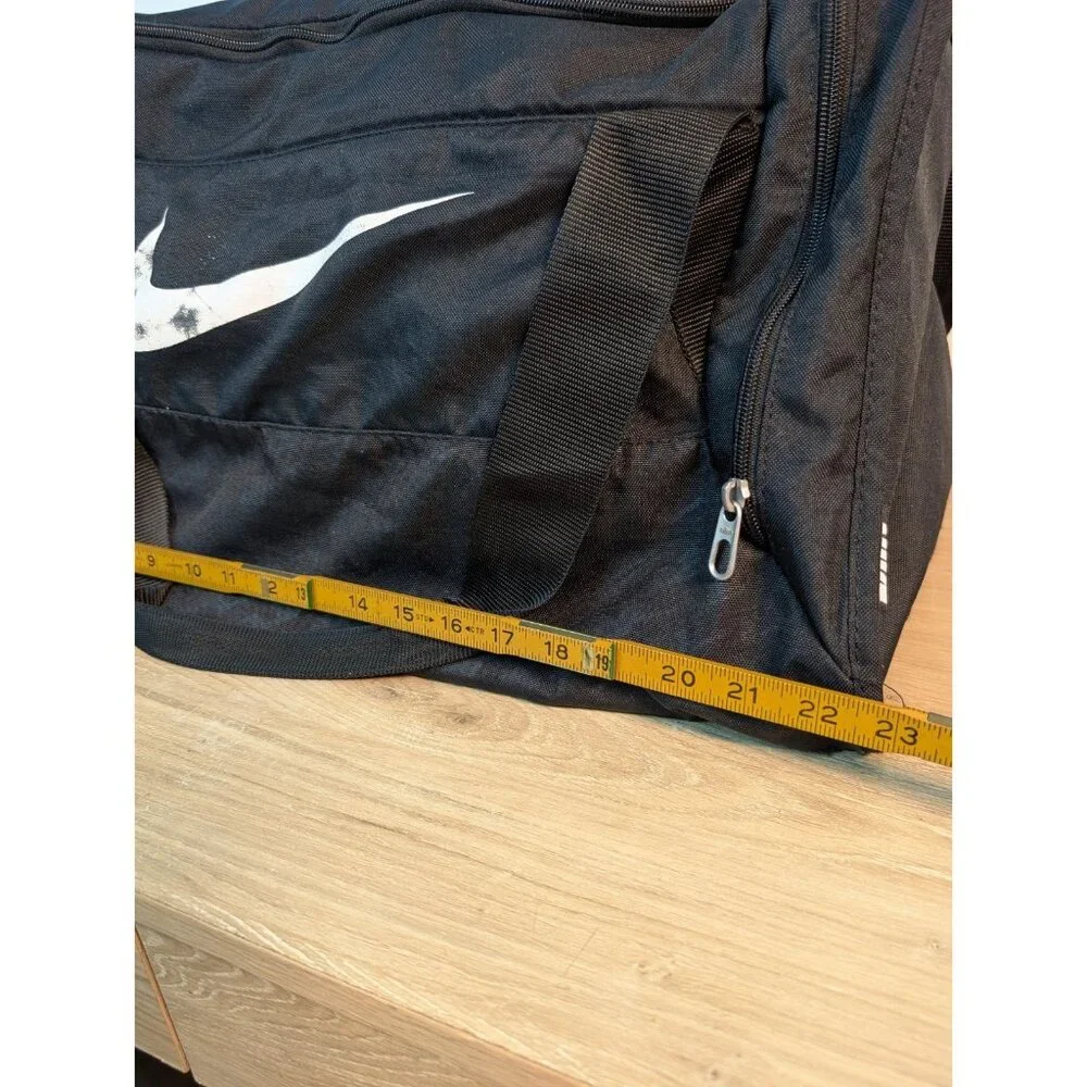 Nike Brasilia Duffel Bag - Black - Size Medium Faded Distressed Sports Training